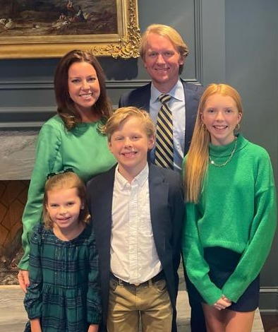 Tee Anderson with his family: Olivia, Jack, and Holland